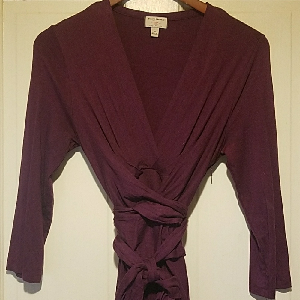 Issa London Collection Eggplant Wrap Dress